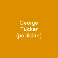 George Tucker (politician)