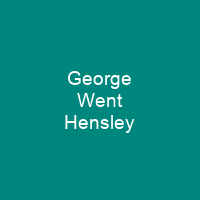 George Went Hensley