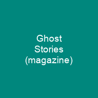Ghost Stories (magazine)