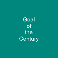 Goal of the Century