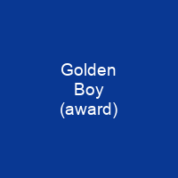 Golden Boy (award)