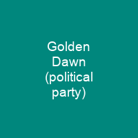 Golden Dawn (political party)