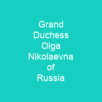 Grand Duchess Olga Nikolaevna of Russia