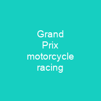 Grand Prix motorcycle racing