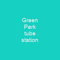 Green Park tube station