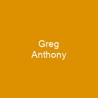 Greg Anthony