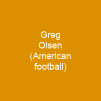 Greg Olsen (American football)