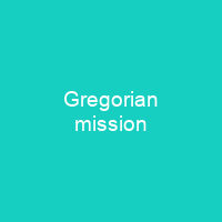 Gregorian mission