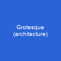Grotesque (architecture)