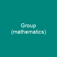 Group (mathematics)