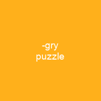 -gry puzzle