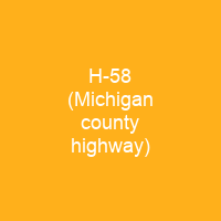 H-58 (Michigan county highway)