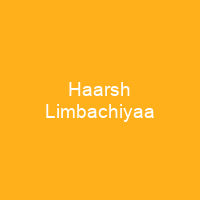 Haarsh Limbachiyaa
