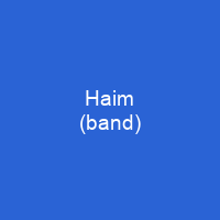 Haim (band)