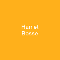 Harriet Bosse