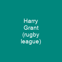Harry Grant (rugby league)