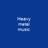 Heavy metal music