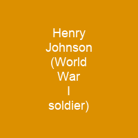 Henry Johnson (World War I soldier)