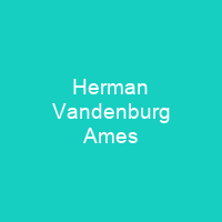 Herman Vandenburg Ames