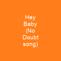 Hey Baby (No Doubt song)