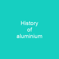 History of aluminium