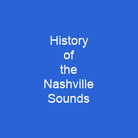 History of the Nashville Sounds