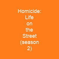 Homicide: Life on the Street (season 2)