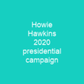 Howie Hawkins 2020 presidential campaign