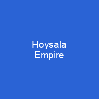Hoysala Empire