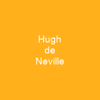 Hugh de Neville