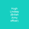 Hugh Lindsay (British Army officer)