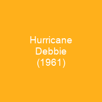 Hurricane Debbie (1961)