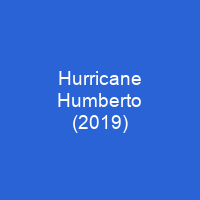Hurricane Humberto (2019)