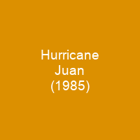 Hurricane Juan (1985)
