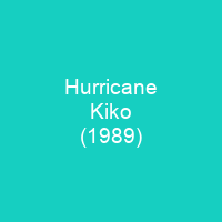 Hurricane Kiko (1989)