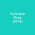 Hurricane Rosa (2018)