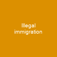 Illegal immigration
