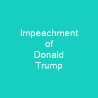 Impeachment of Donald Trump