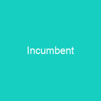 Incumbent