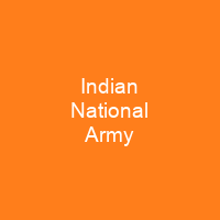 Indian National Army