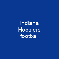Indiana Hoosiers football