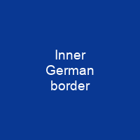 Inner German border