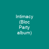 Intimacy (Bloc Party album)