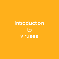 Introduction to viruses