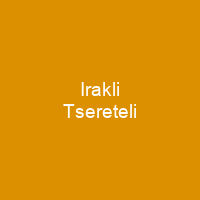 Irakli Tsereteli