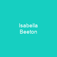 Isabella Beeton