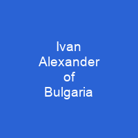 Ivan Alexander of Bulgaria