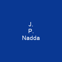 J. P. Nadda