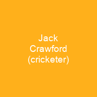 Jack Crawford (cricketer)