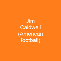 Jim Caldwell (American football)